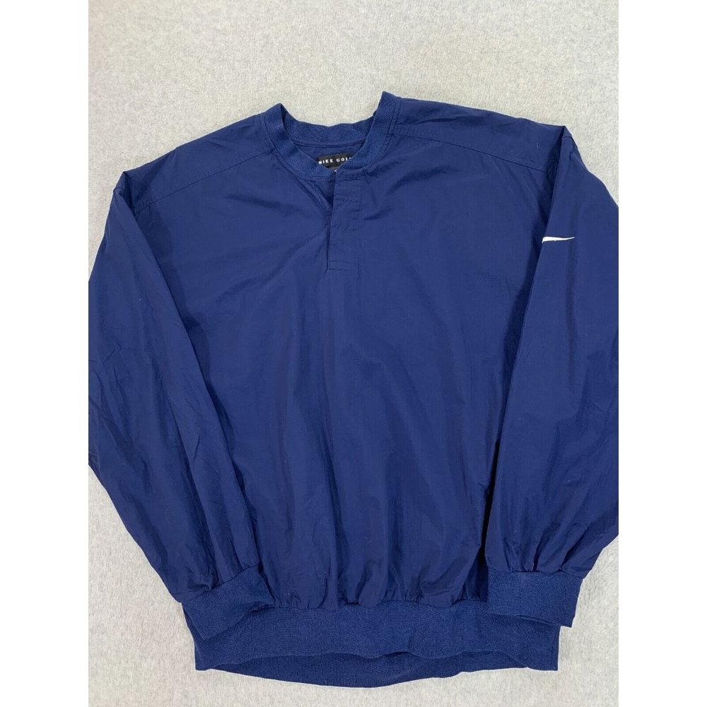 Nike Golf 100% Nylon Pullover‎ Windbreaker (Men's XL) Blue